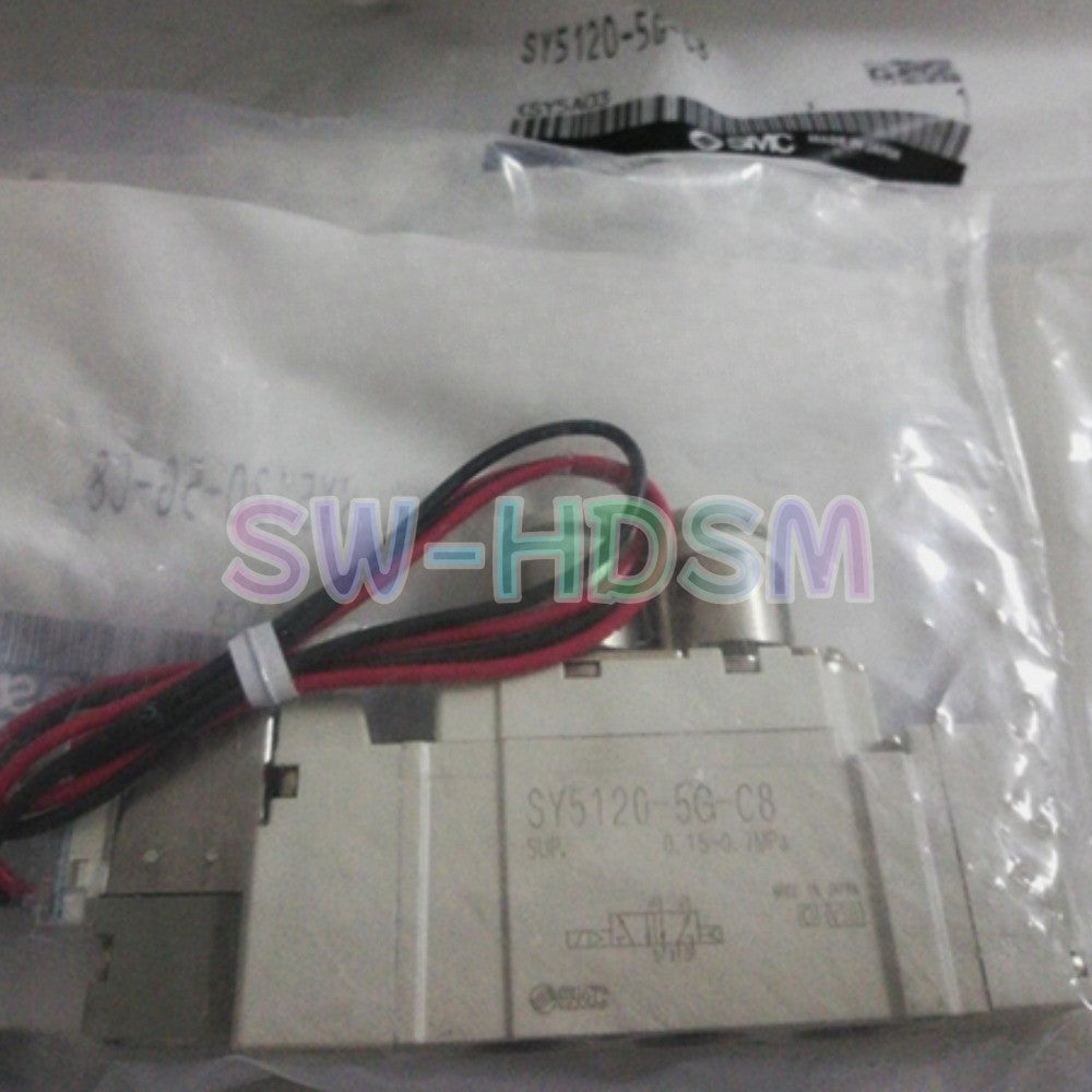 1PCS  for SMC Solenoid Valve SY5120-5G-C8 Freight Free