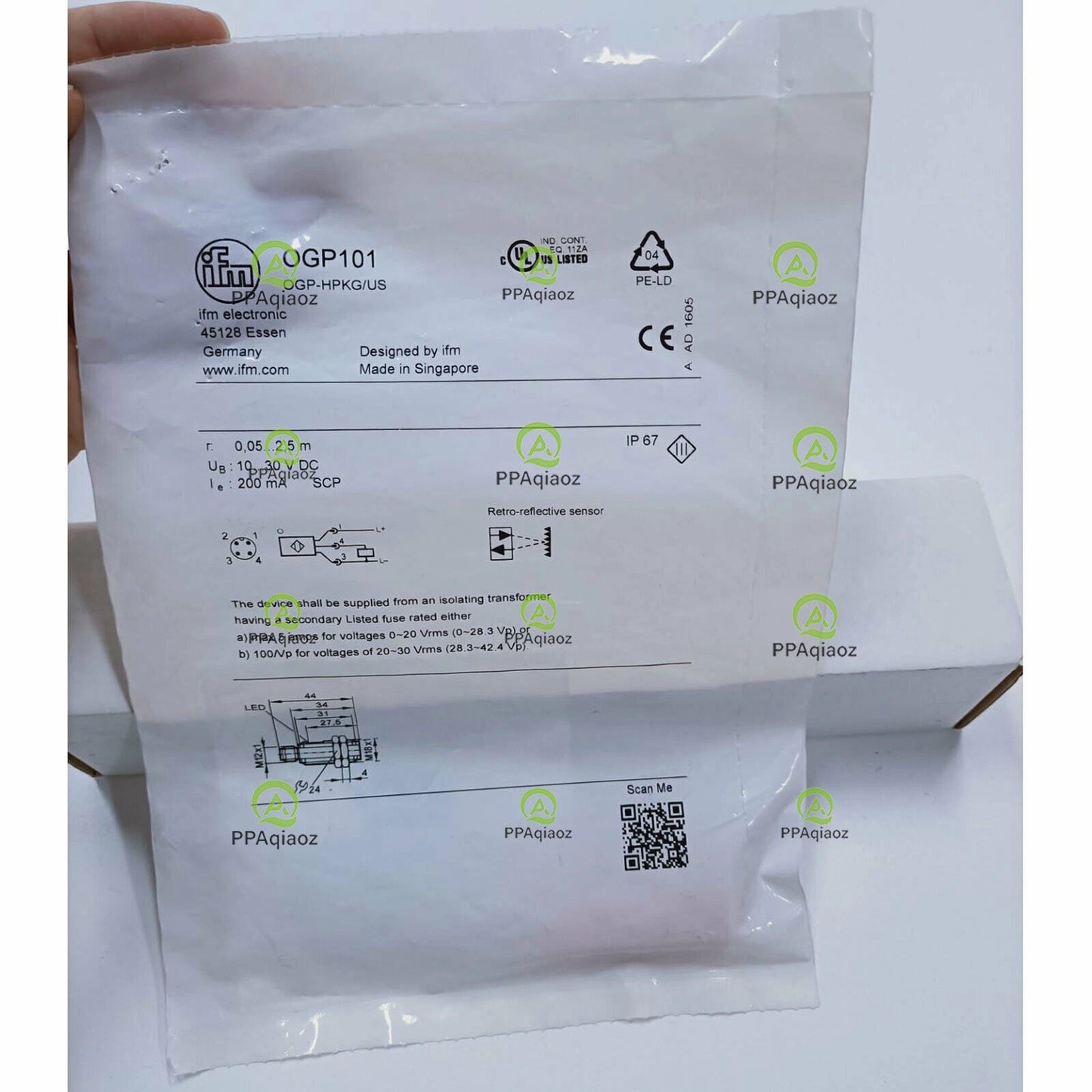 1PC  IFM OGP101 Photoelectric Sensor Free Shipping
