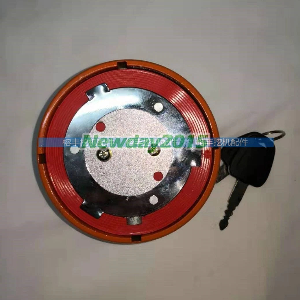 Fuel Tank Cap 2 Keys for Daewoo Doosan Excavator DH215-7 DH225-9 DH300 DX300/225