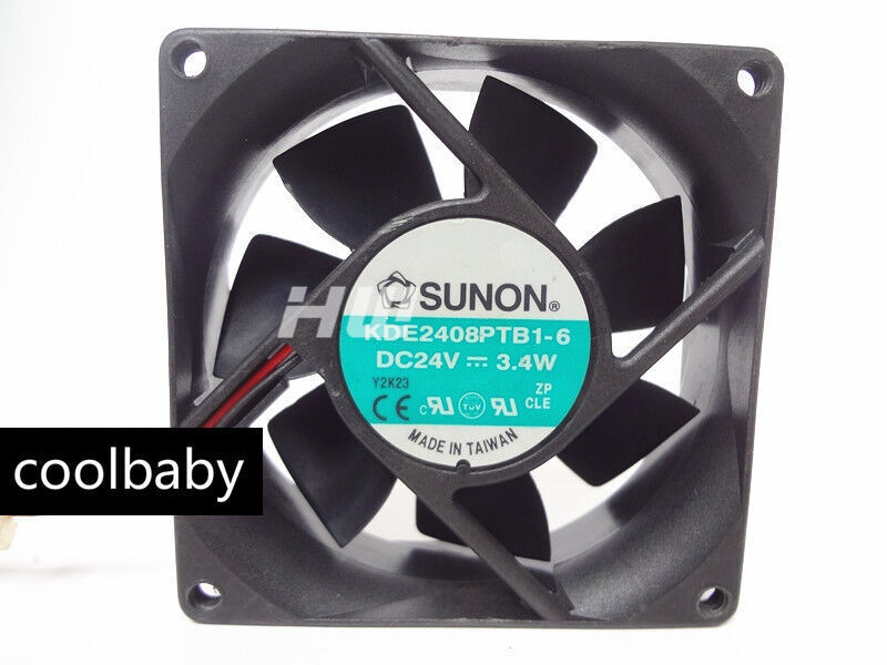 SUNON KDE2408PTB1-6 DC 24V 3.4W server cooling fan 80x80x25mm 80mm wholesale