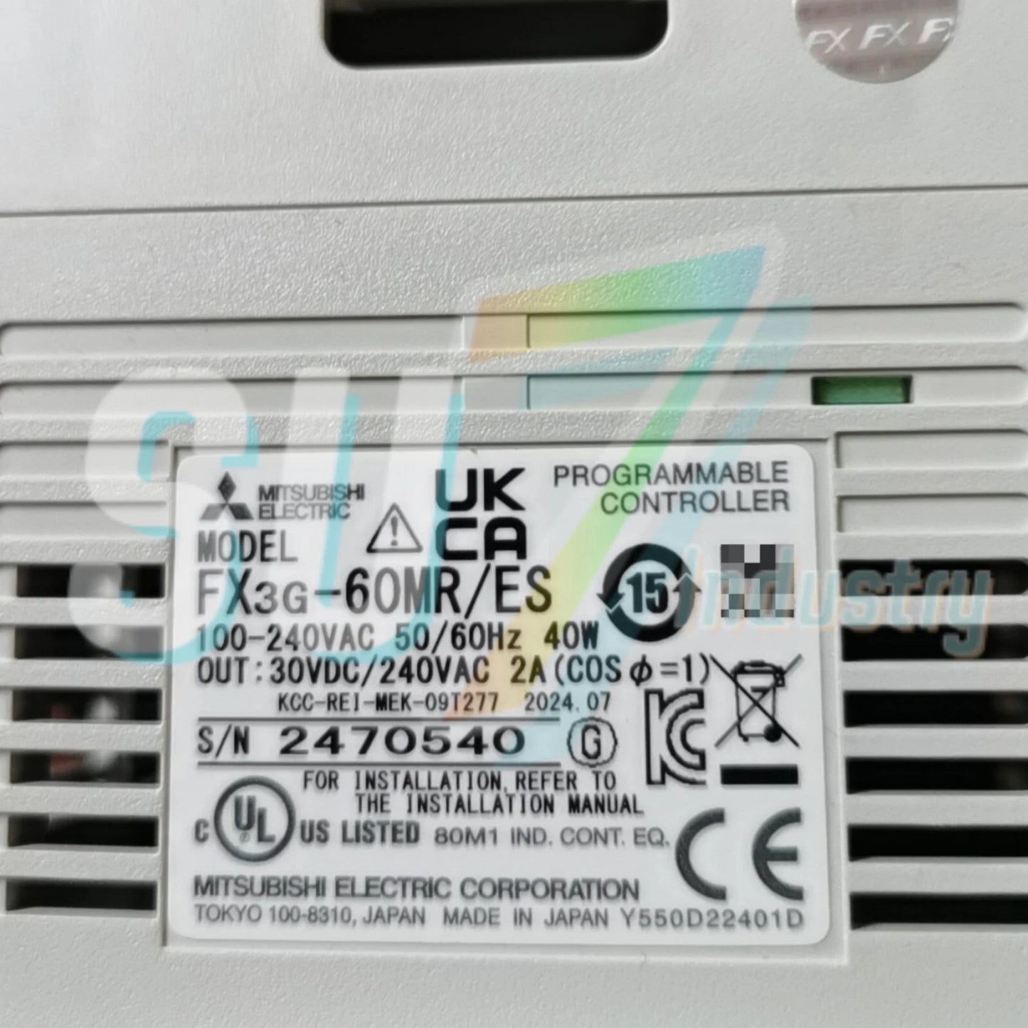 MITSUBISHI FX3G-60MR/ES PLC FX3G60MR/ES FX3G-60MR-ES# 1pcs    In Box