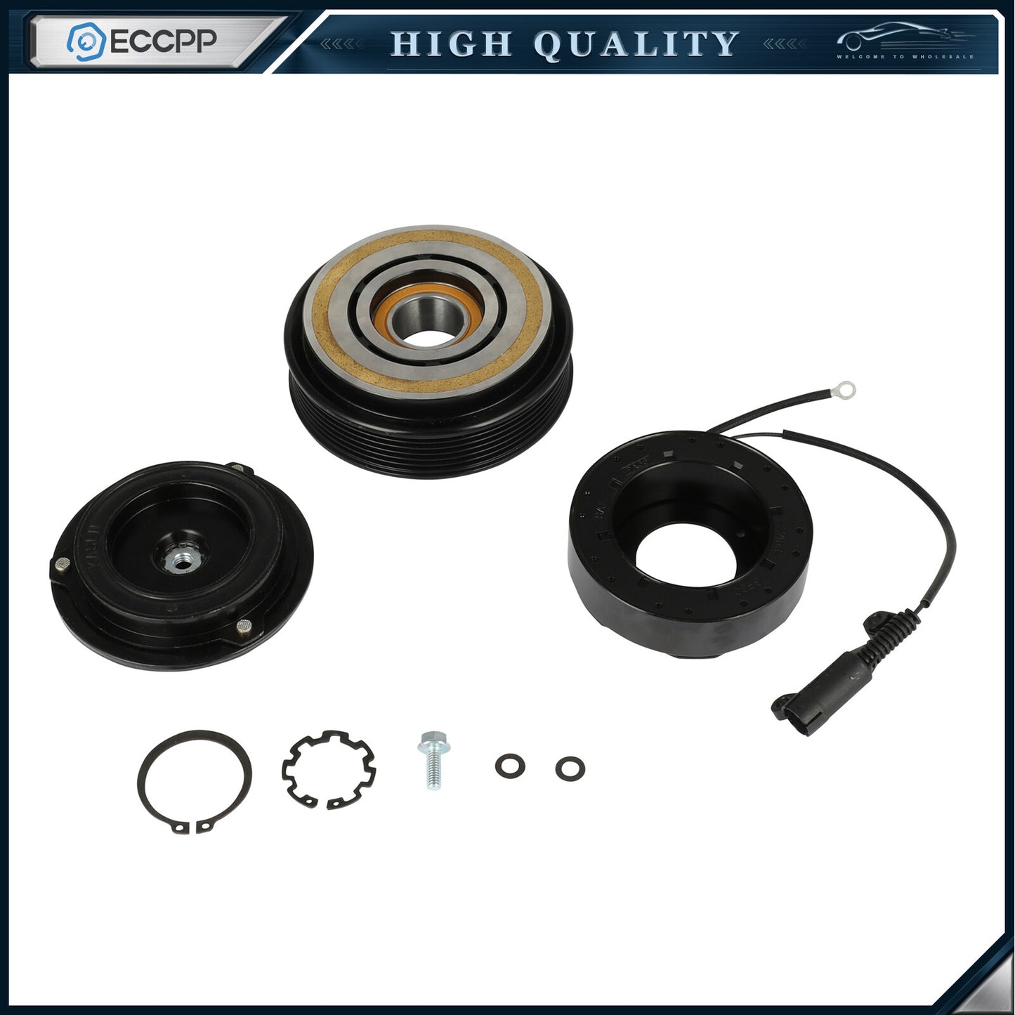 A/C Compressor Clutch Fits Mercedes-Benz Dodge Sprinter Crossfire 7SB16C 639307