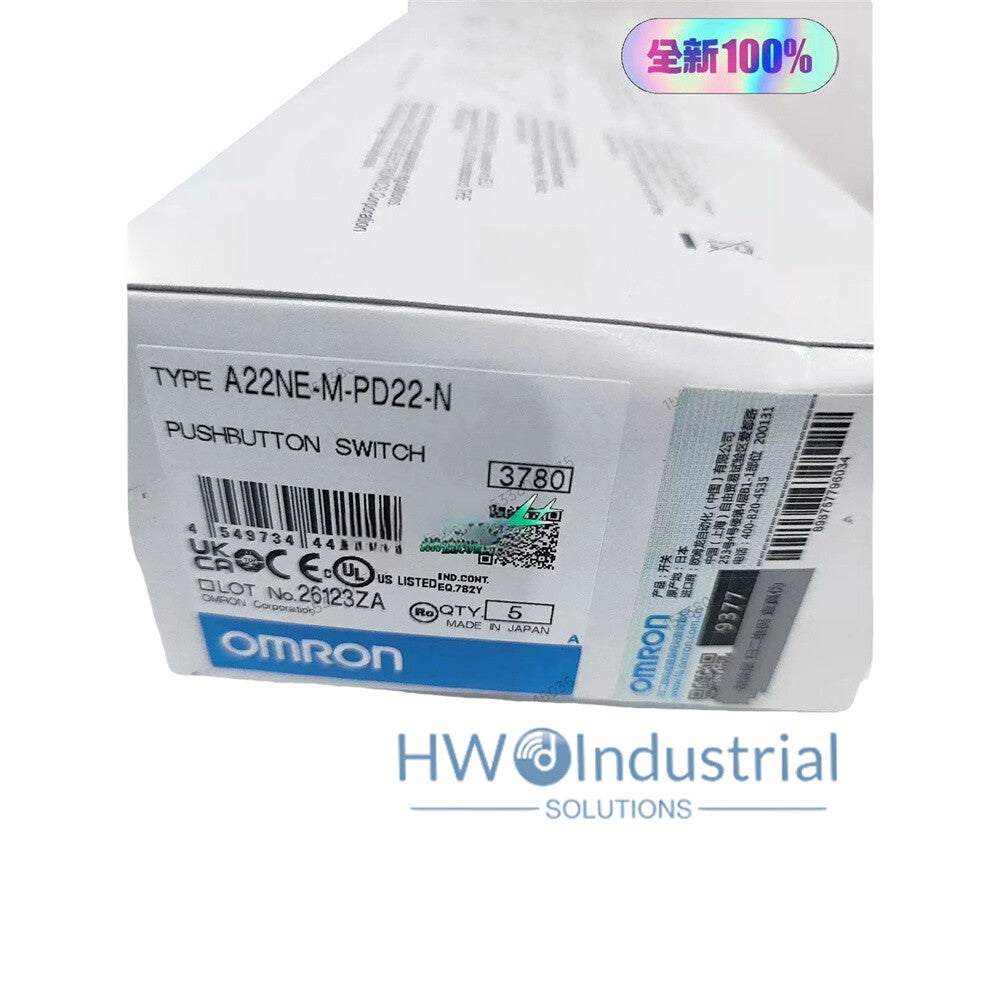 1/Piece  A22NE-M-PD22-N Omron Emergency Stop Button Switch