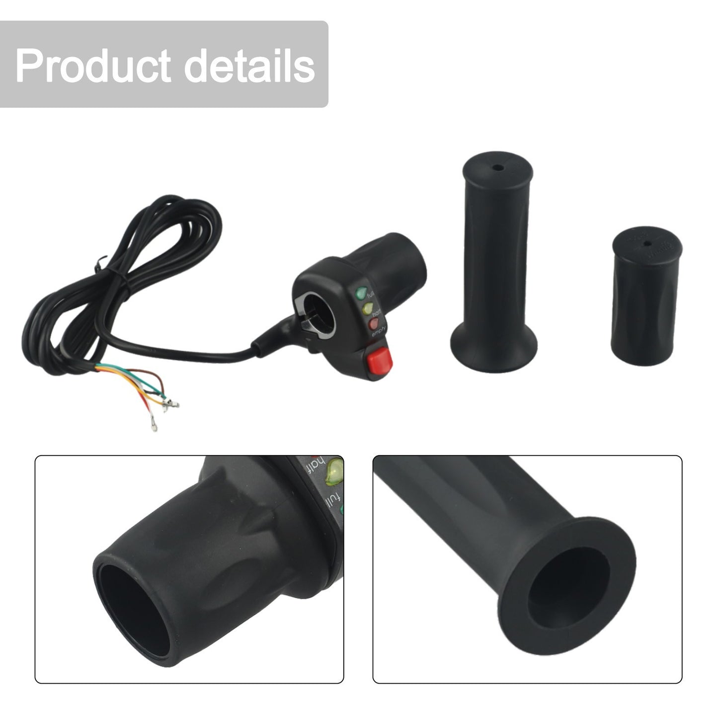 Convenient 1 8m Cable Length Electric Bike Thumb Throttle Fit Handlebar 22 2mm
