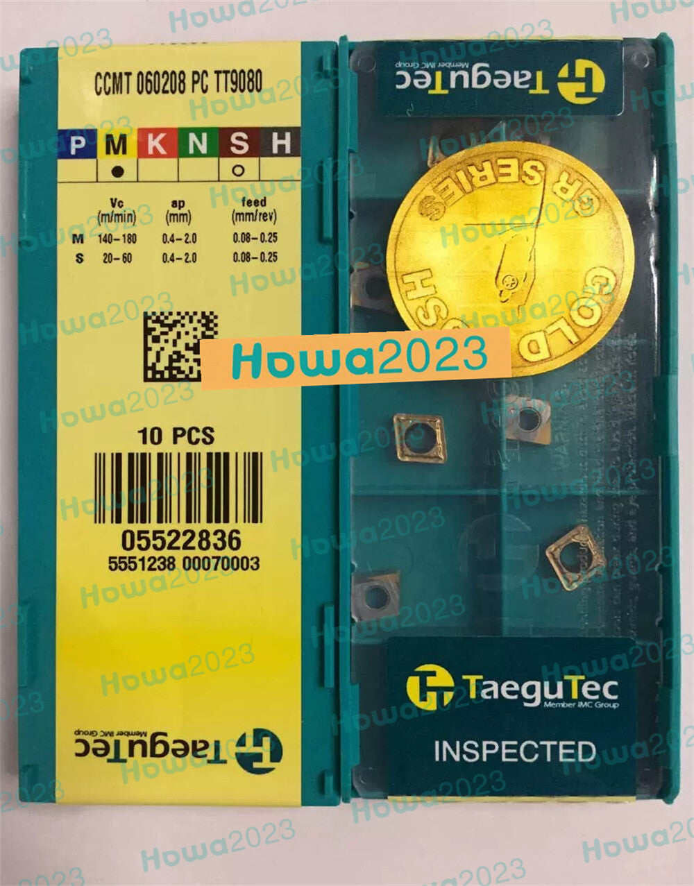 10Piece/Box Taegutec CCMT060208PC TT9080 CCMT060208 PC Carbide Insert Blade