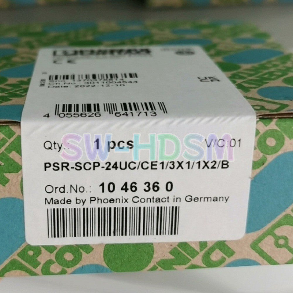 1PCS  for Phoenix Contact PSR-SCP-24UC/CE1/3X1/1X2/B 1046360 Safety Relay
