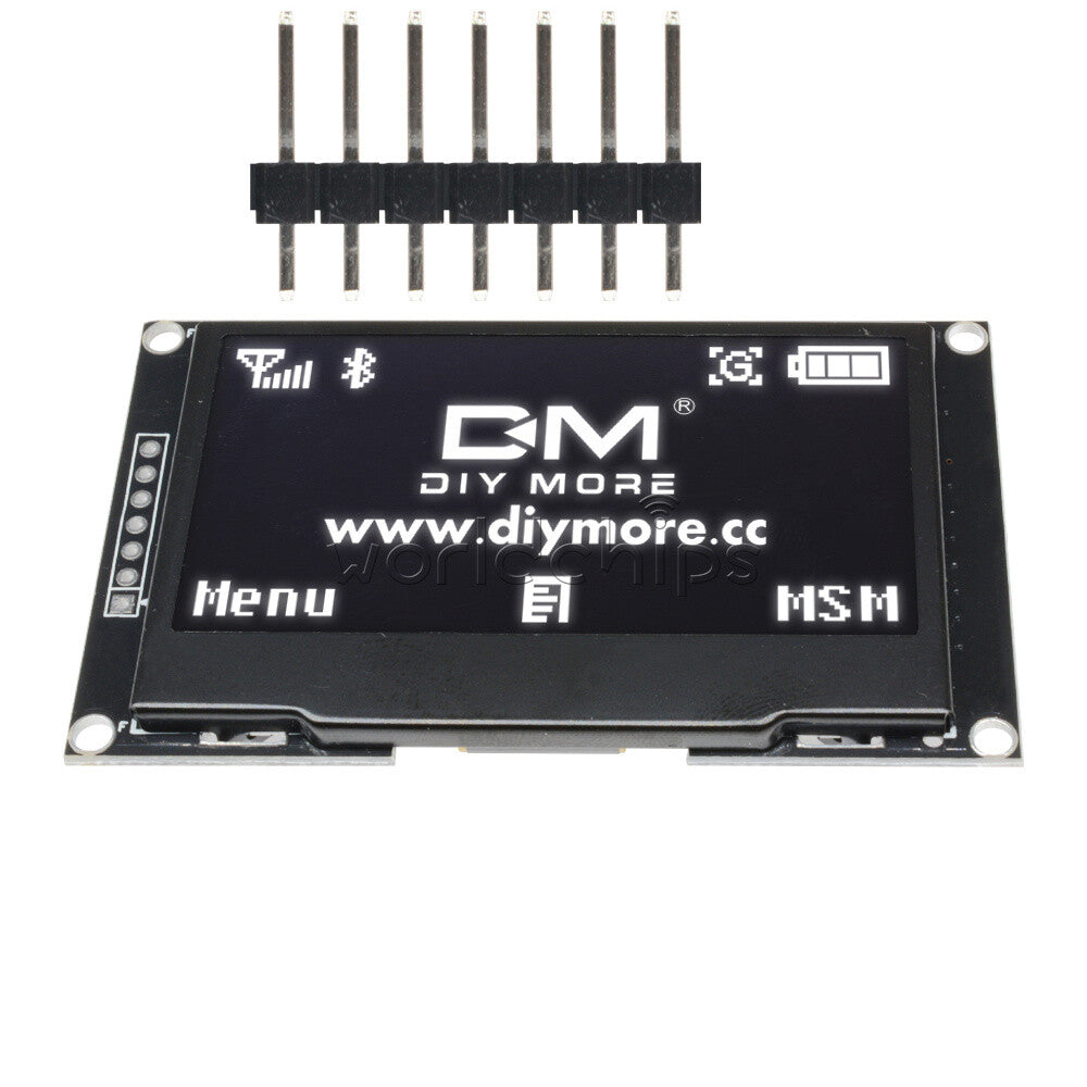 2.42" OLED Display Board 128*64 HD Display Screen IC I2C SPI Serial SSD1309
