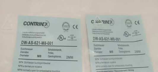 CONTRINEX DW-AS-621-M8-001 PROGRAMMABLE LOGIC CONTROLLER INDUCTIVE SWITCH SENSOR