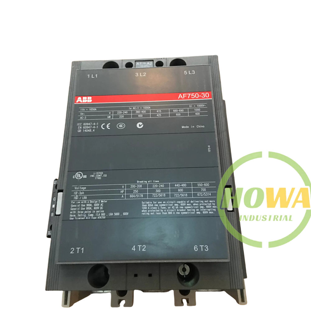 1/piece  ABB Electromagnetic AC/DC Contactor AF750-30-11 Coil Voltage 100-250V