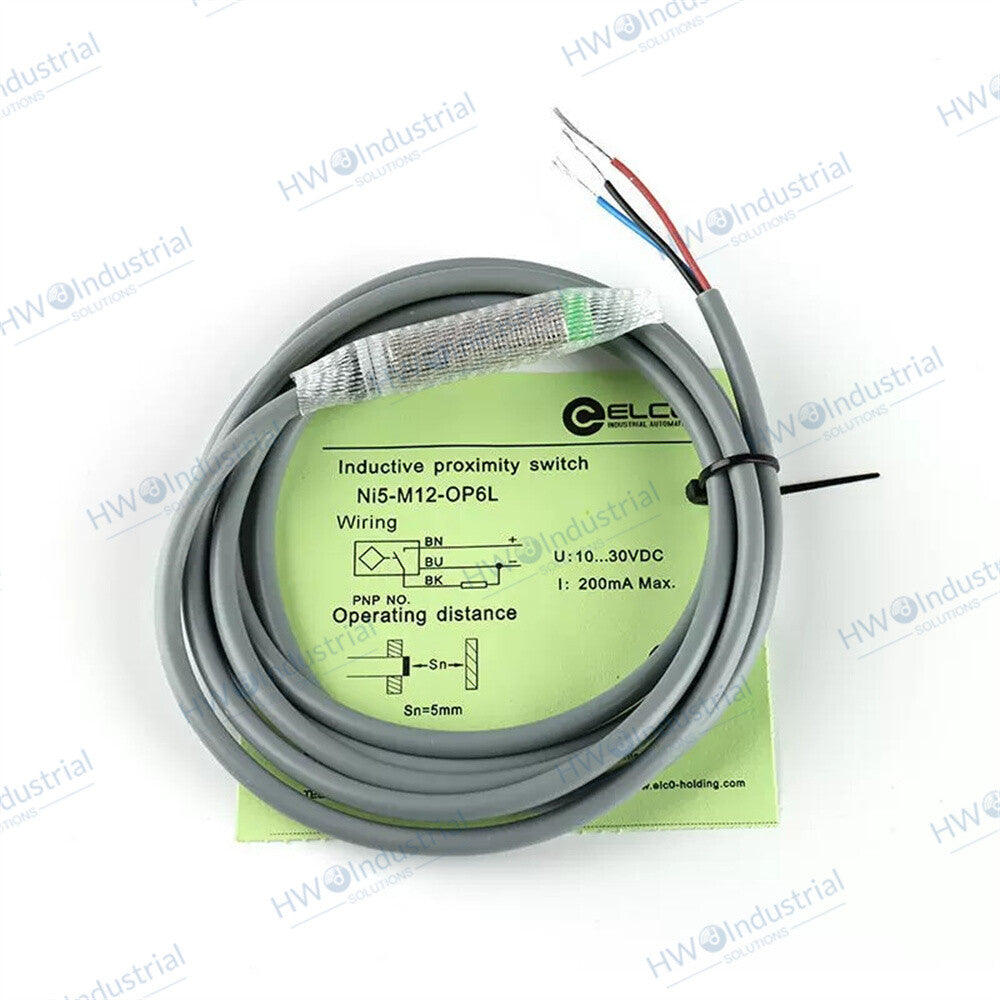 1/Piece Ni5-M12-OP6L NI5-M12-0P6L ELCO Proximity Switch Sensor