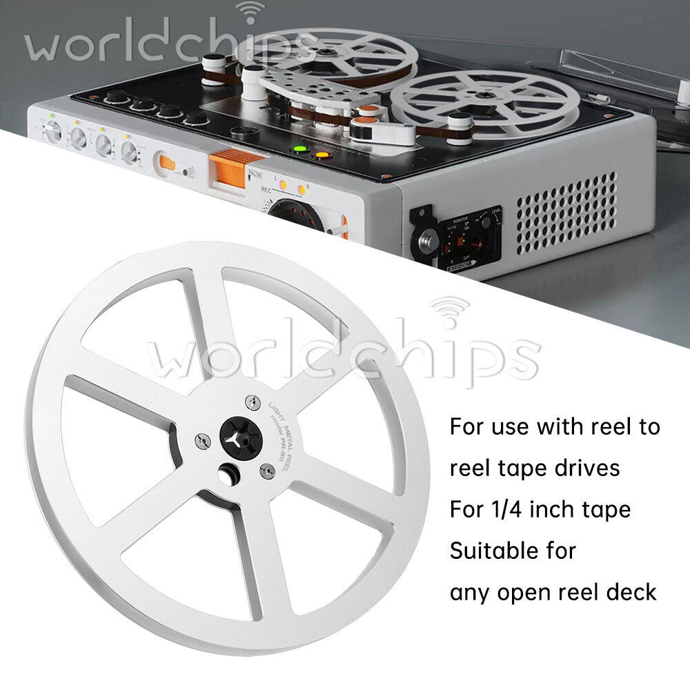 7'' Metal Aluminum Take Up Reel Low Noise Open Reel Reel-To-Reel Recorders Parts