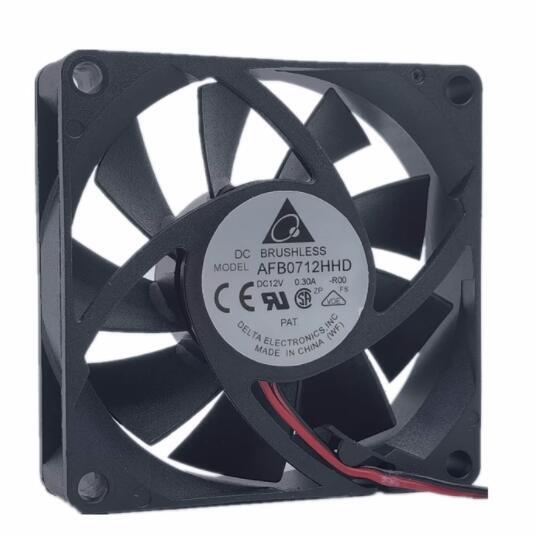 Delta 12v DC 0.30a 70x20mm 3-Wire Fan AFB0712HHD computer CPU cooling fan
