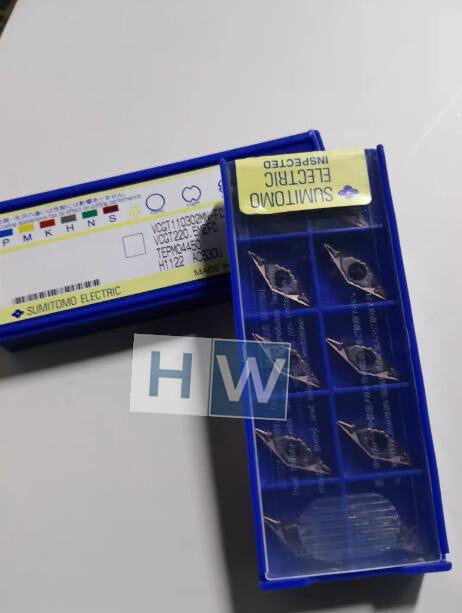 Box/10PCS Sumitomo VCGT110302MN-FC AC530U Stainless Steel Turning CNC Cutter