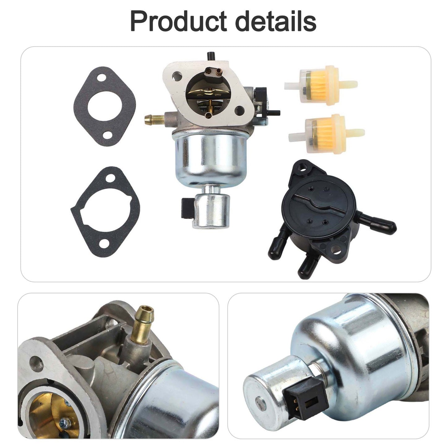 Agricultural Operations Carburetor Kit Hard-wearing Metal Construction