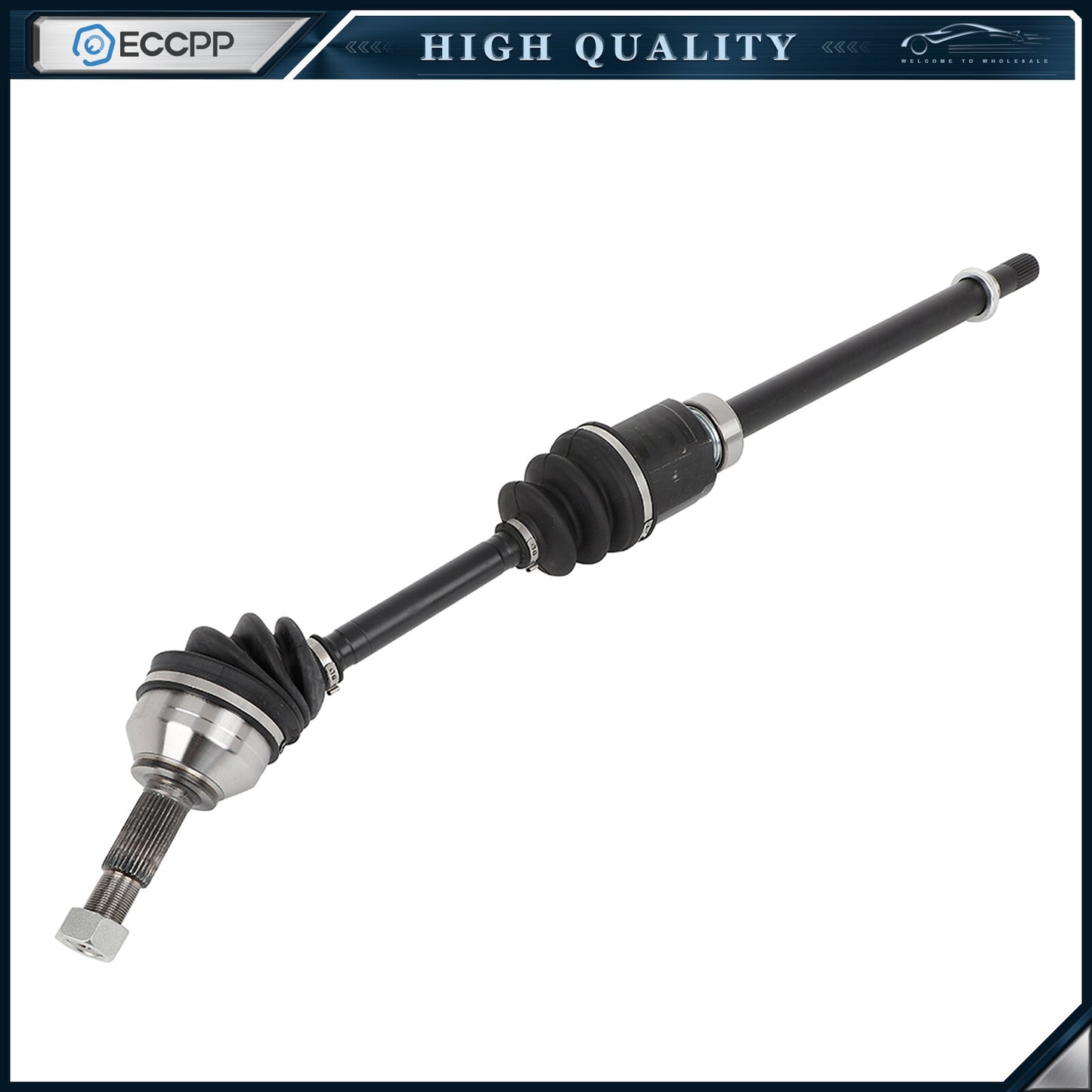 1X CV Axle + 1X Wheel Hub Bearing Front Right For Nissan Rogue 2.5L AWD 2008-13