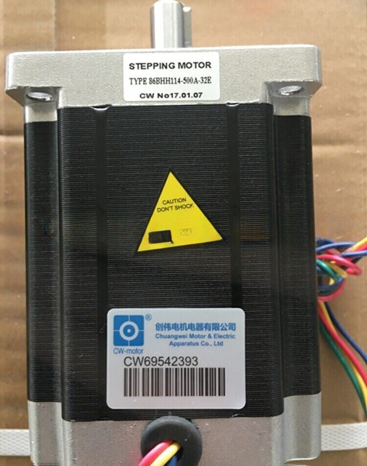 2-PHASE 86BHH114-500A-32E REPLACE FOR 85BYGH450B-06D-15J Stepper Motor 5A 6.8N