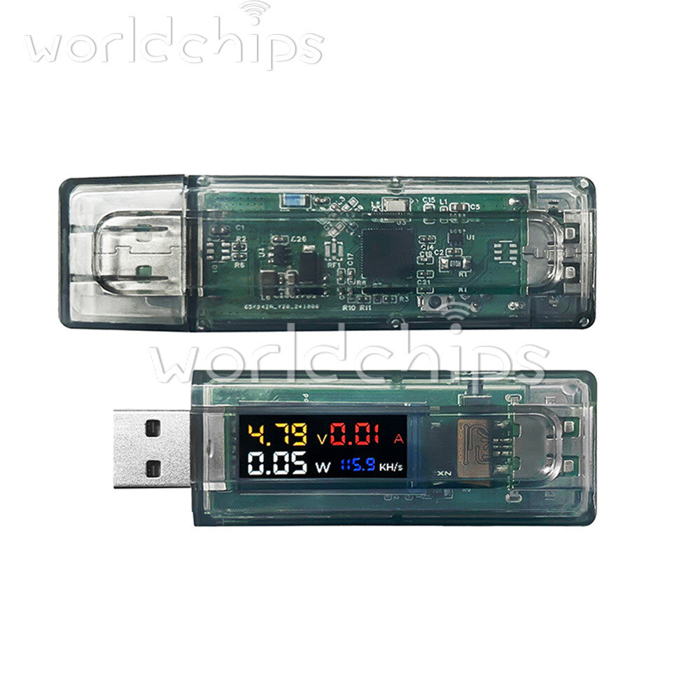 Voltage Ammeter Power Meter ESP32-S3FN8 Dev Board NM-USBChain+ Calculating Power
