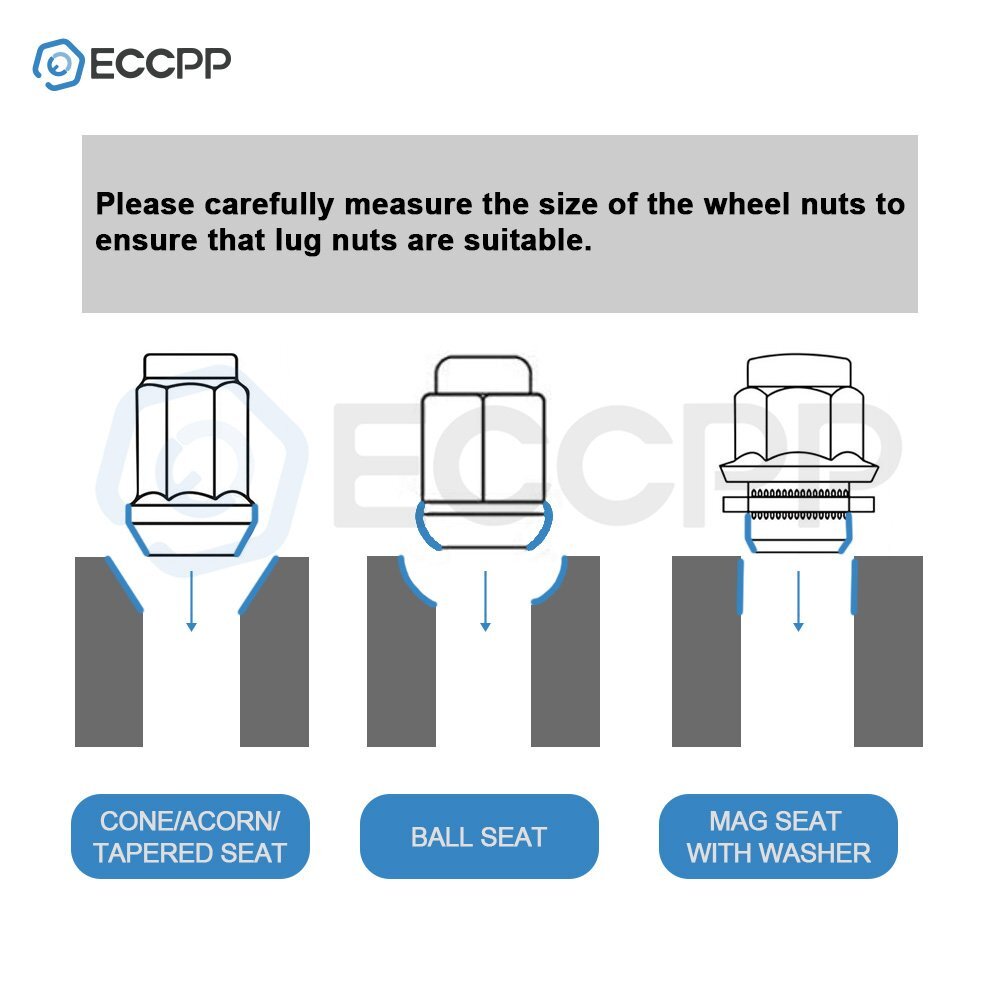 (32) 9/16-18 Chrome 4.5'' Tall Spike Wheel Lug Nuts + 1 Key Fits Ford & Dodge