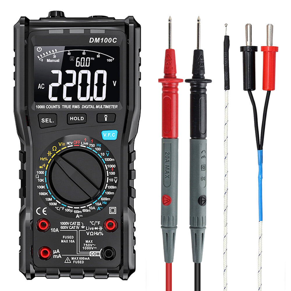 DM100C VFC Frequency Change Meter AC/DC Voltage Current Multimeter 10000 Count