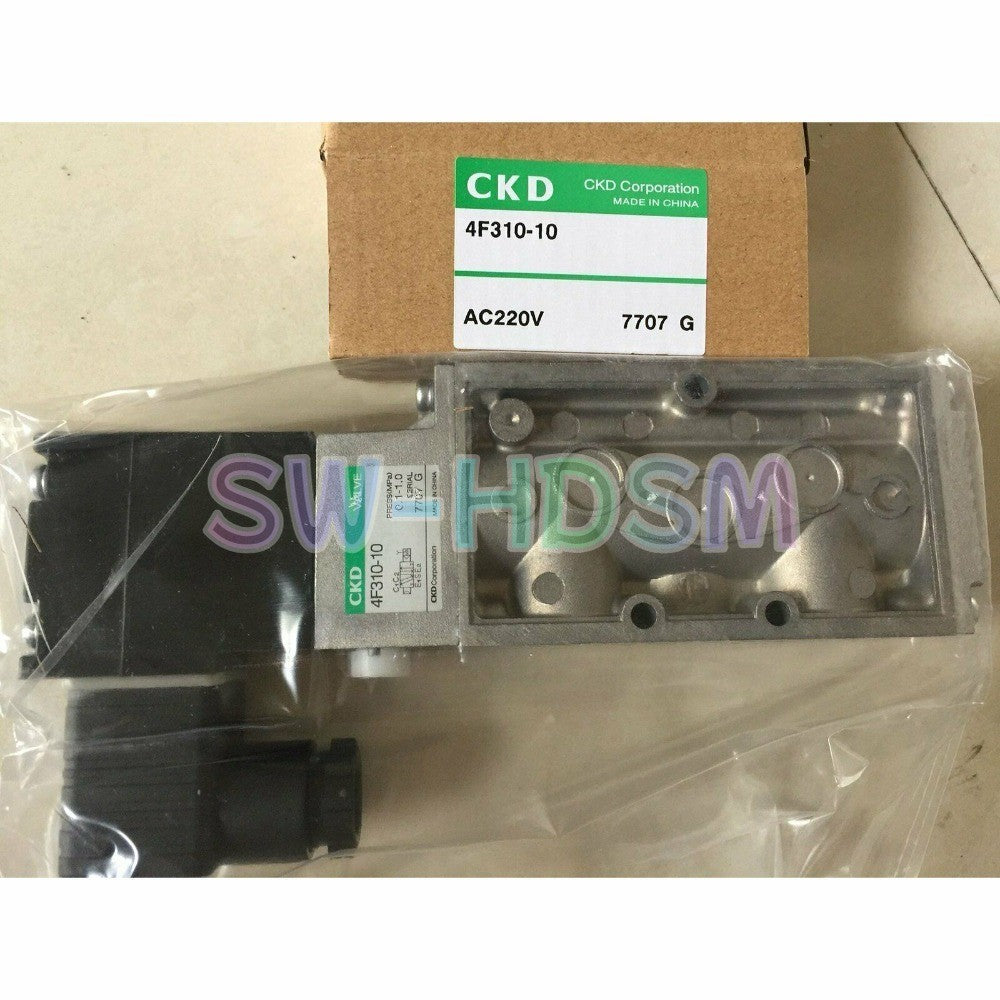 1PCS  for CKD 4F310-10-AC220V Solenoid Valve 4F310-10 AC220 Freight Free