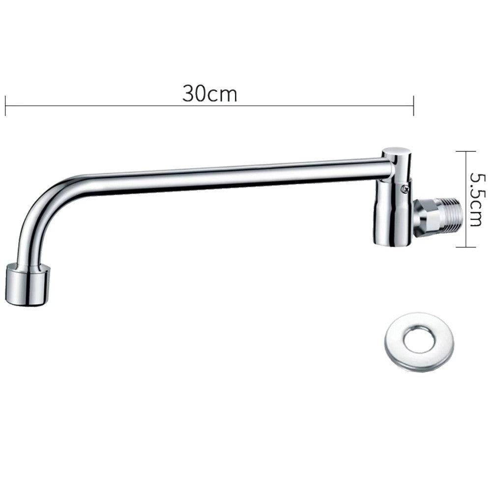 Contemporary Zinc Alloy Kitchen Faucet in Chrome for Daily Use Scenarios
