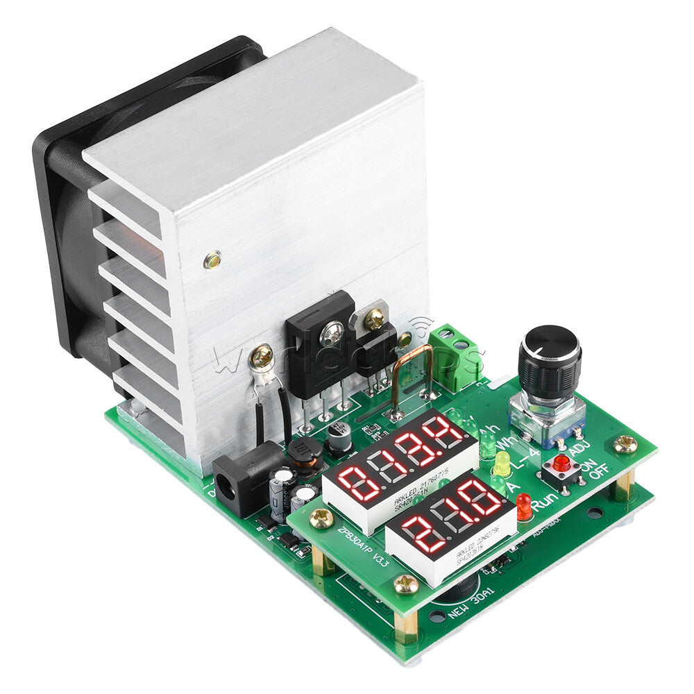 60W 110W Constant Current Electronic Load Discharge Battery Capacity Tester 30V