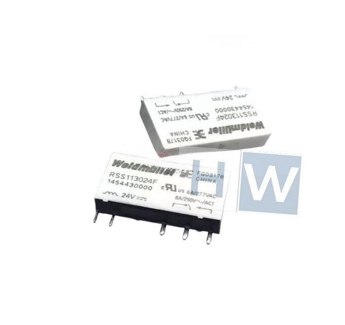 5Pcs  Weidmuller RSS113024F 1454430000 5-pin 6A 24V