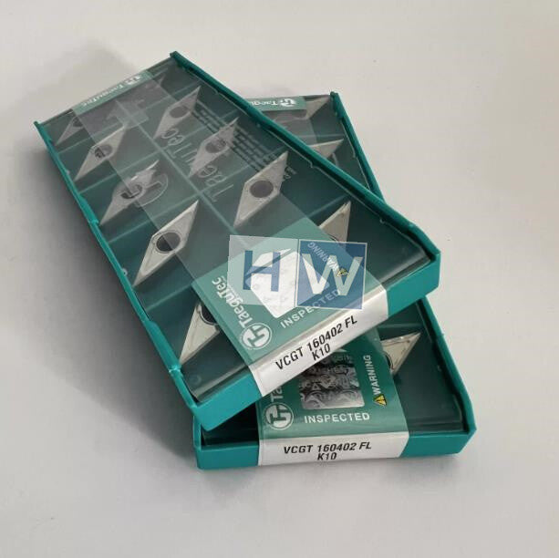 Box/10PCS Taegutec Diamond CNC Blade VCGT160402FL K10