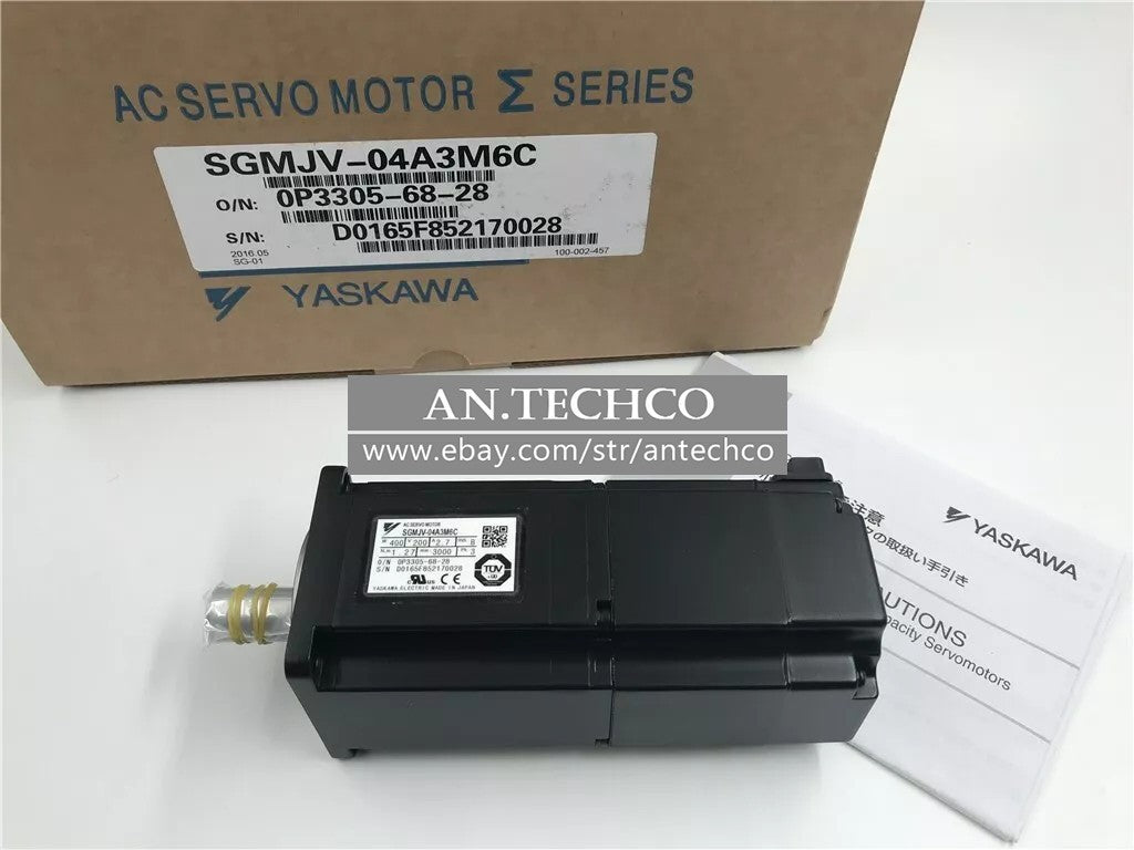 1pcs   YASKAWA SGMJV-04A3M6C AC SERVO MOTOR