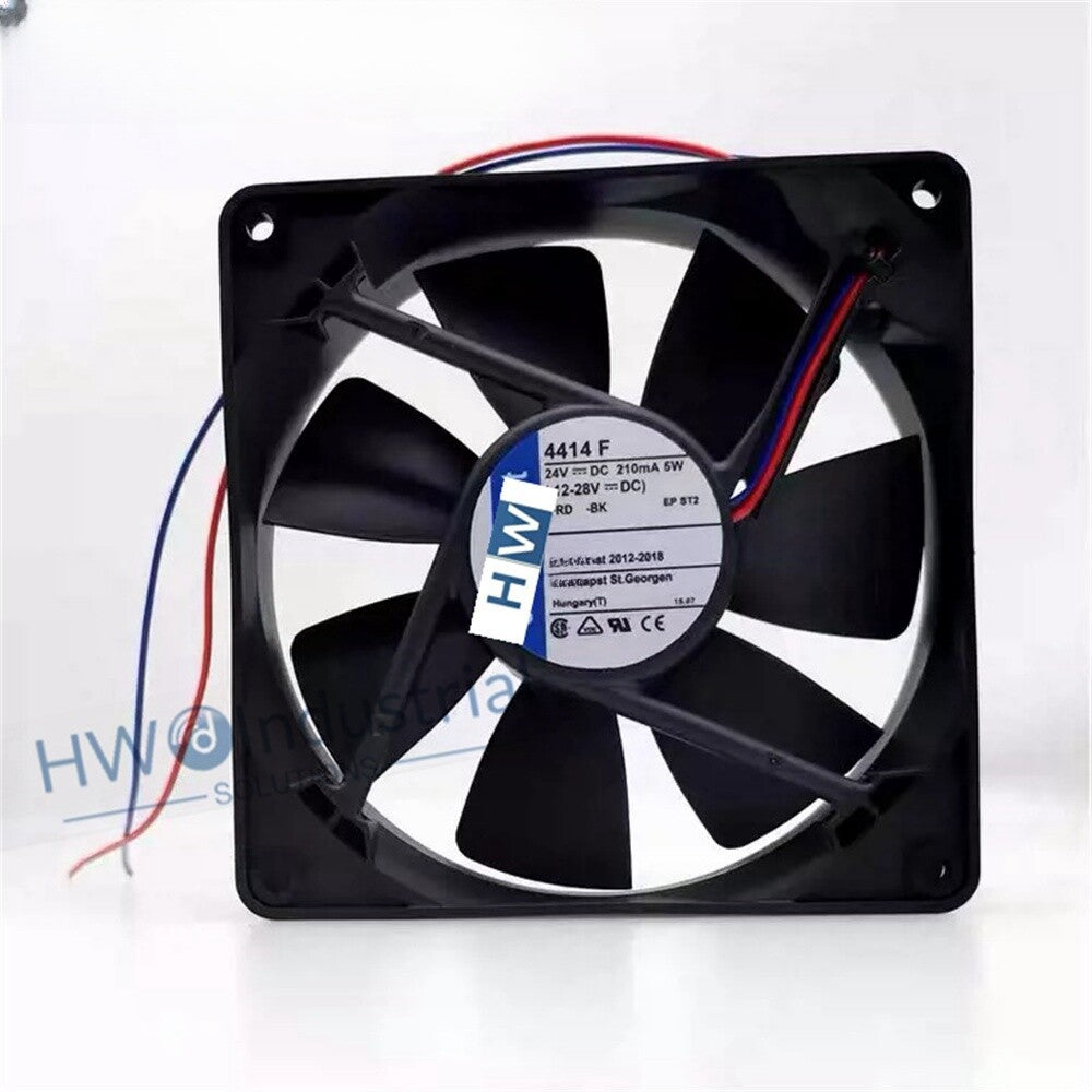 1/piece 2-wire  4414F 4414 F 5W 24V 210MA 12025 12CM Inverter Cooling Fan
