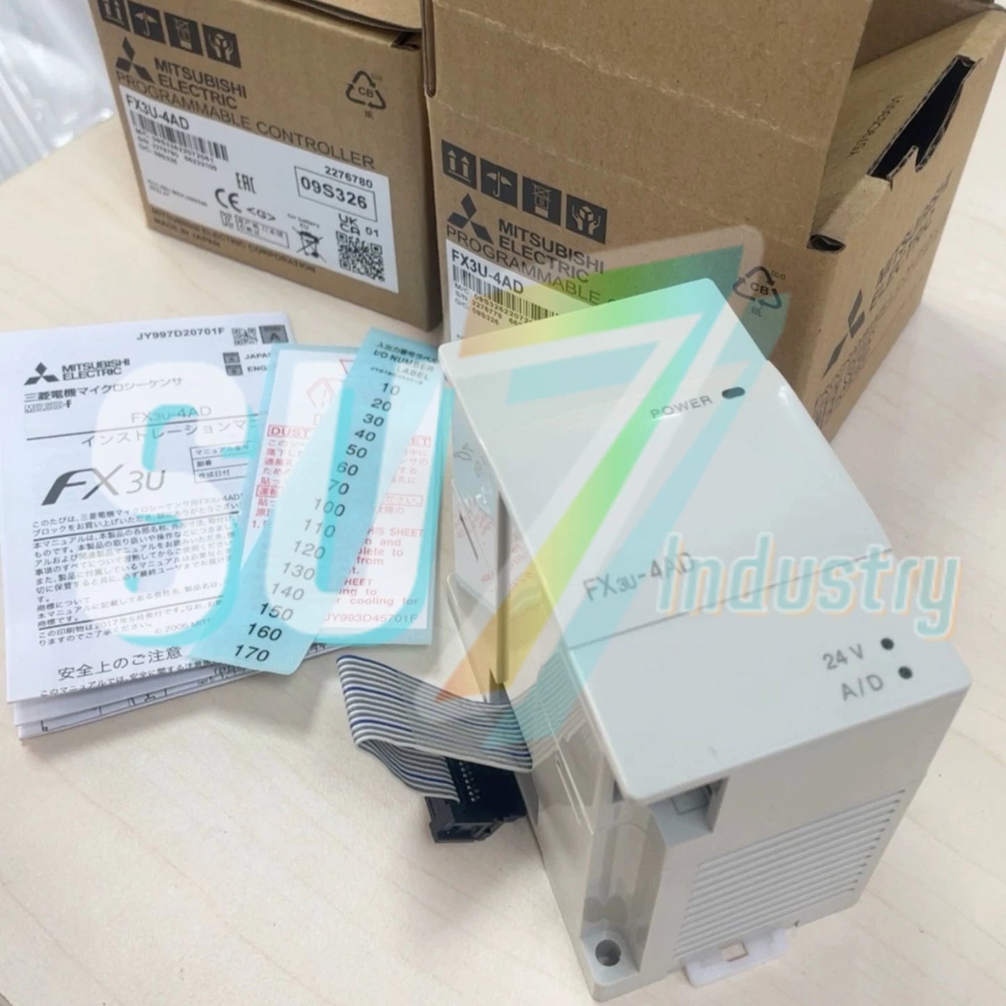 Mitsubishi FX3U-4AD PLC module FX3U4AD #1pcs