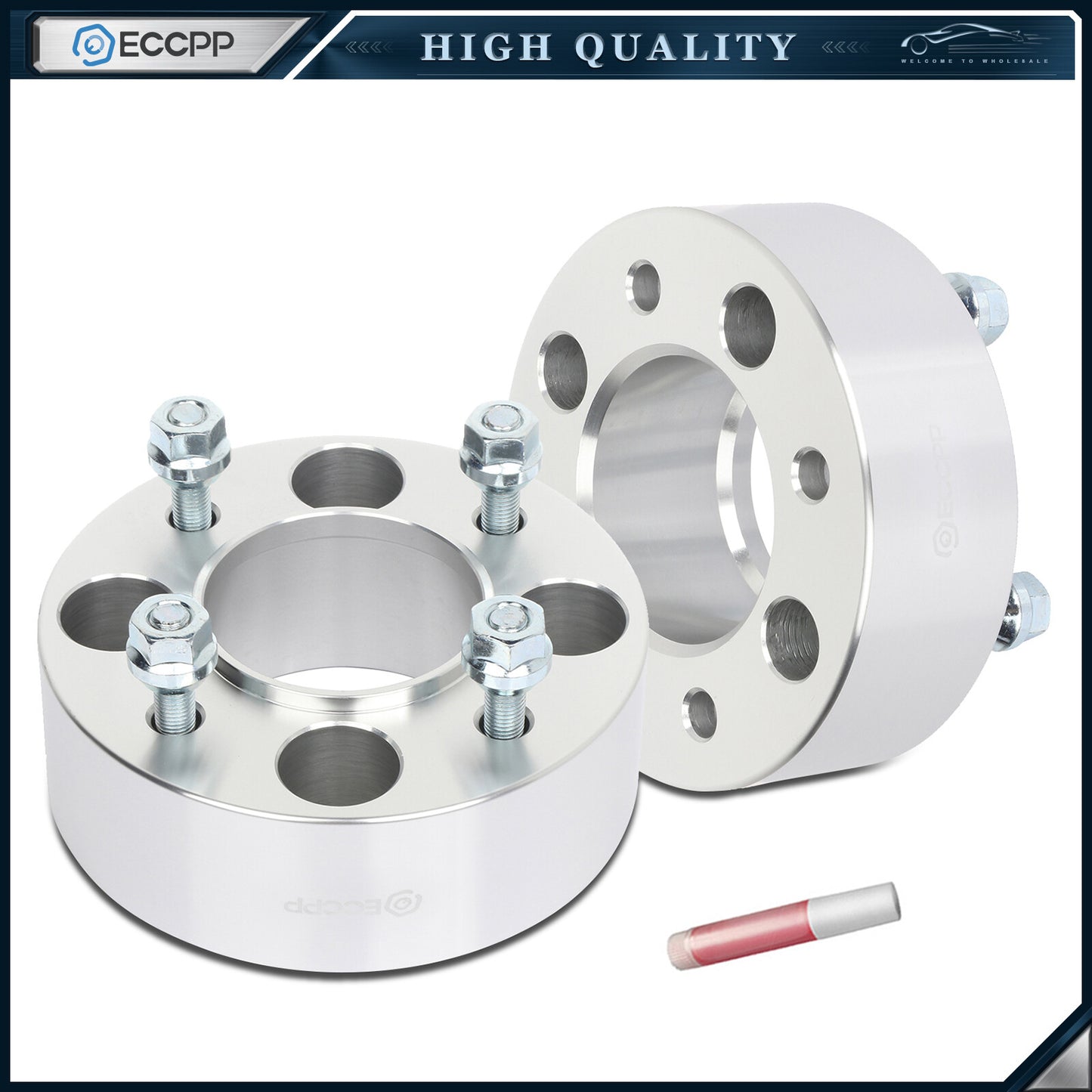 2 Pcs 2" ATV Hub Centric Wheel Spacers 4/110 For Honda Yamaha w/ 10x1.25 Studs