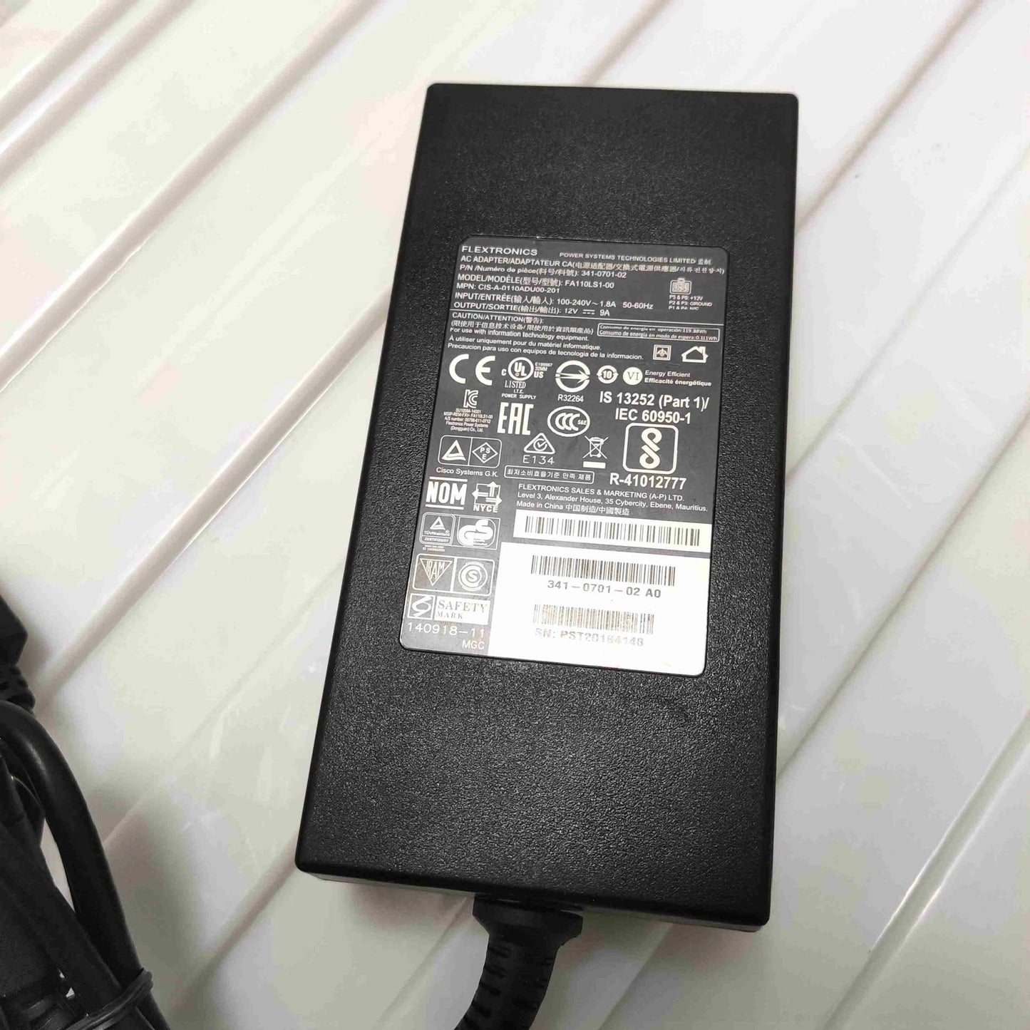 1pcs FOR ISR 4321 PWR-4320 AC Power Supply FA110LS1-00 12V 9A