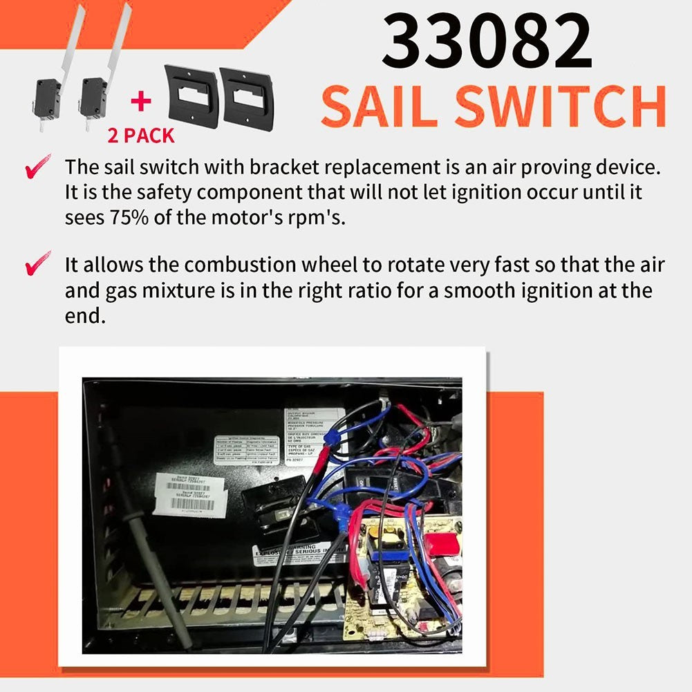 High Performance Sail Switches for Dometic For Atwood For RV Furnaces Pack of 2