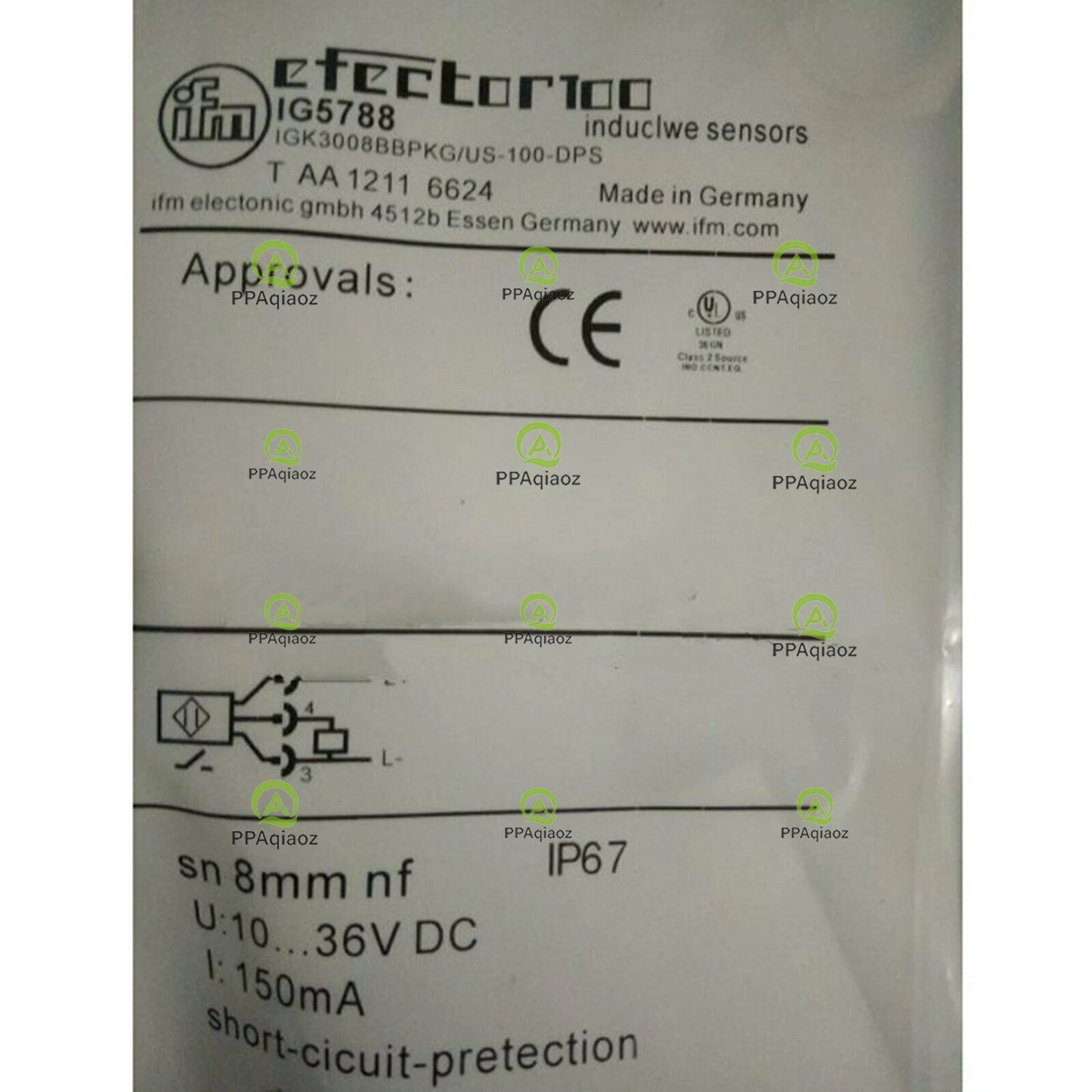IFM IG5788 1PC  Inductive Proximity Switch Sensor Free Shipping