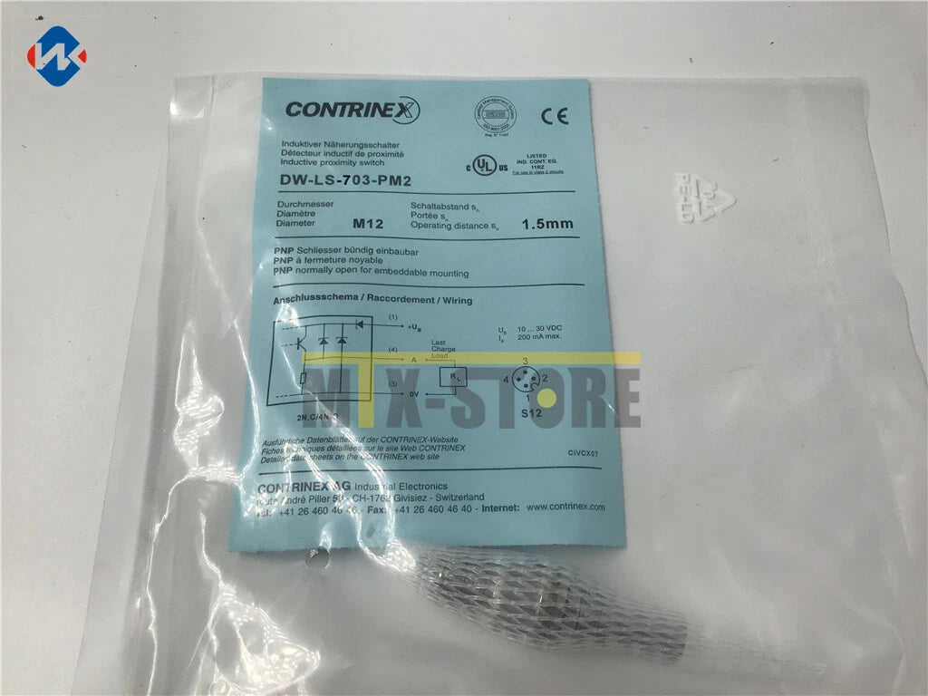 1PCS  Contrinex DW-LS-703-PM2 Sensor&Proximity Switch #P
