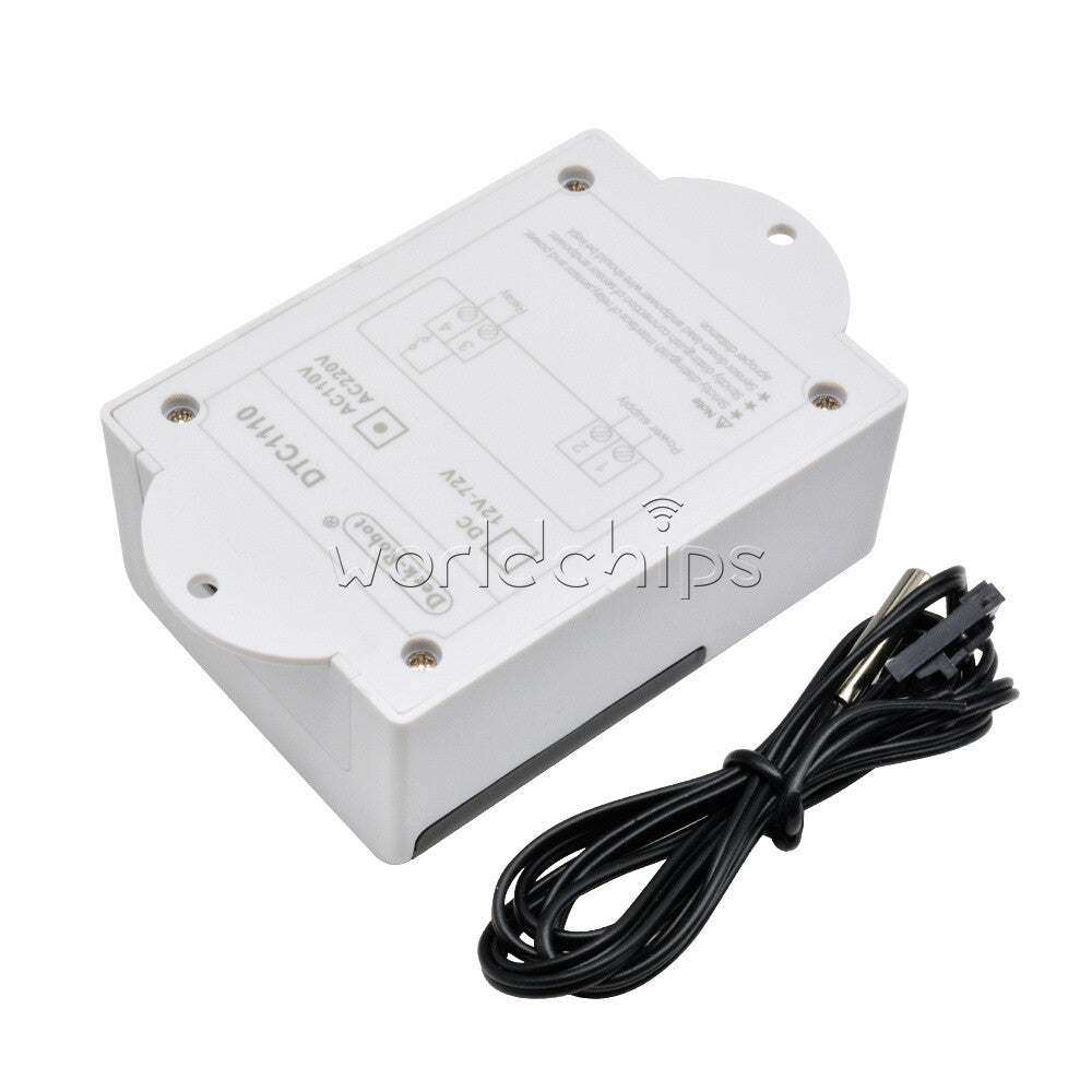 DTC1110 AC 110-220V Dual LED Intelligent Temperature Controller Thermostat + NTC