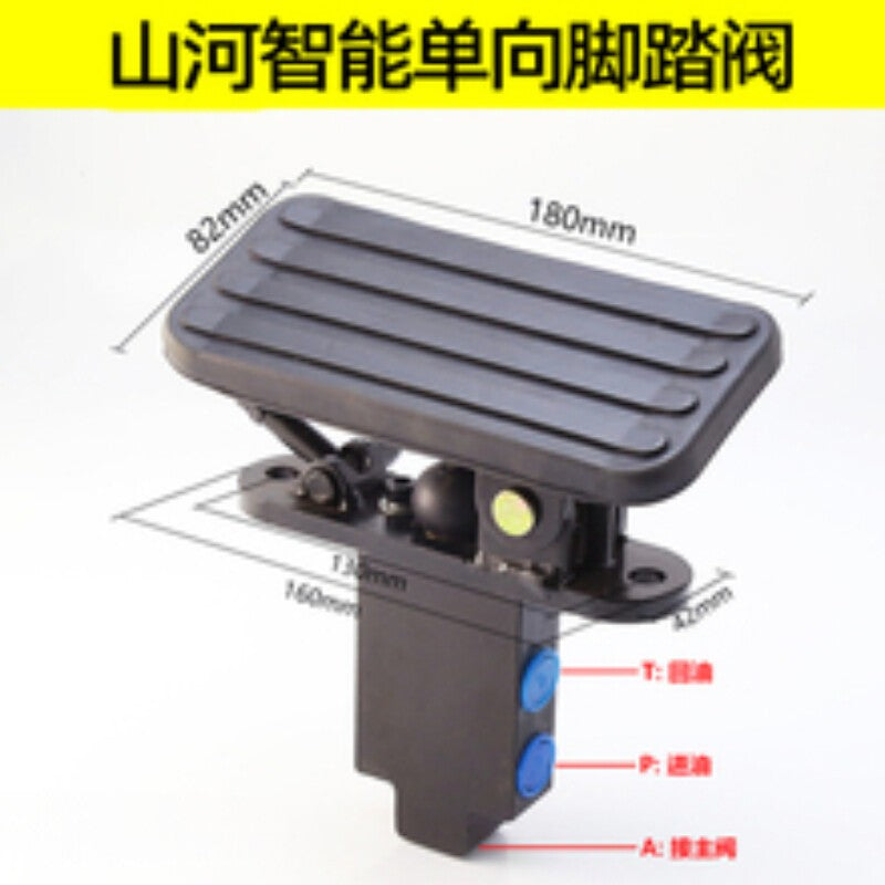 Excavator Tool Foot Pilot Valve Hydraulic Foot Pedal Joystick Control Valve Part