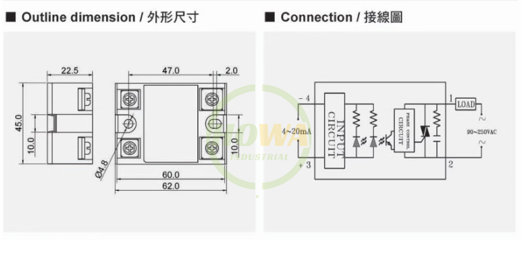 FOTEK SCR-75LA-H Solid State Relay