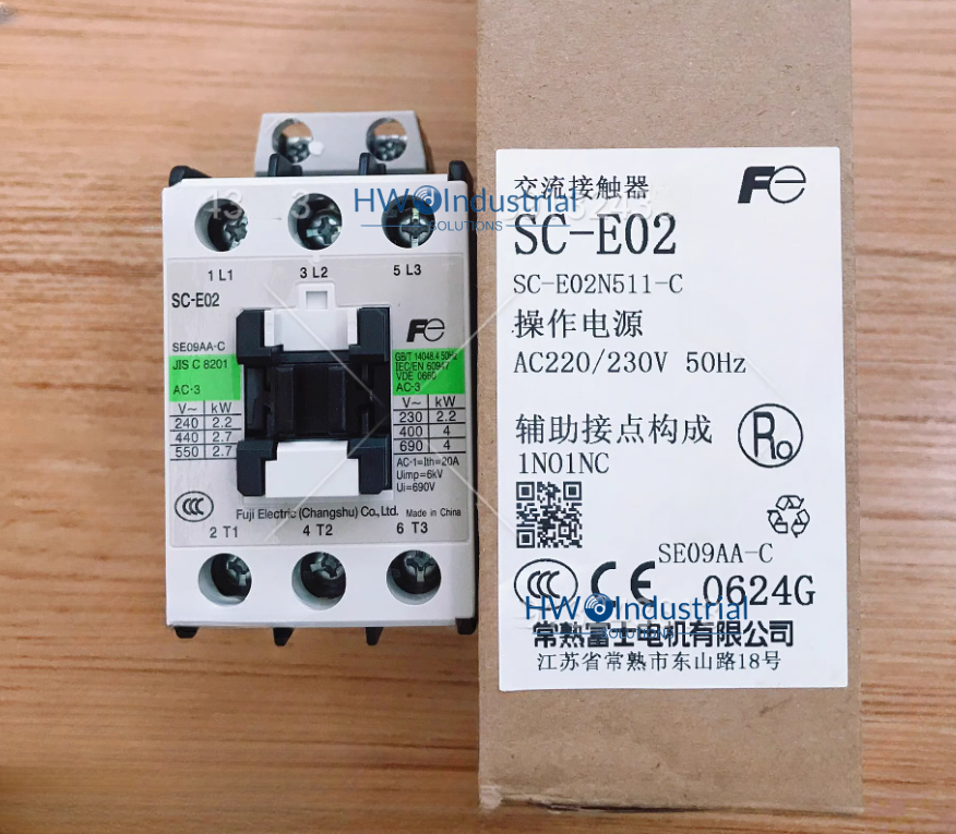 FUJI SC-E02 220VAC Contactor AC220V