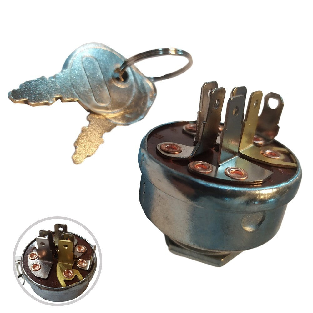 For Hustler Compatible Replacement  for IGNITION Key Switch Assembly With Two