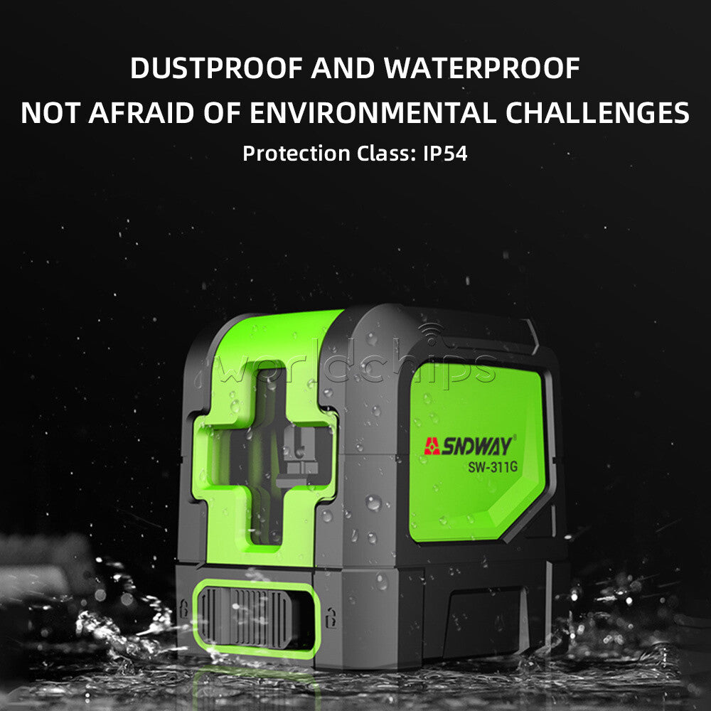 Cross Line Laser Level DIY Laser Level Self Leveling Green/Red Beam measure