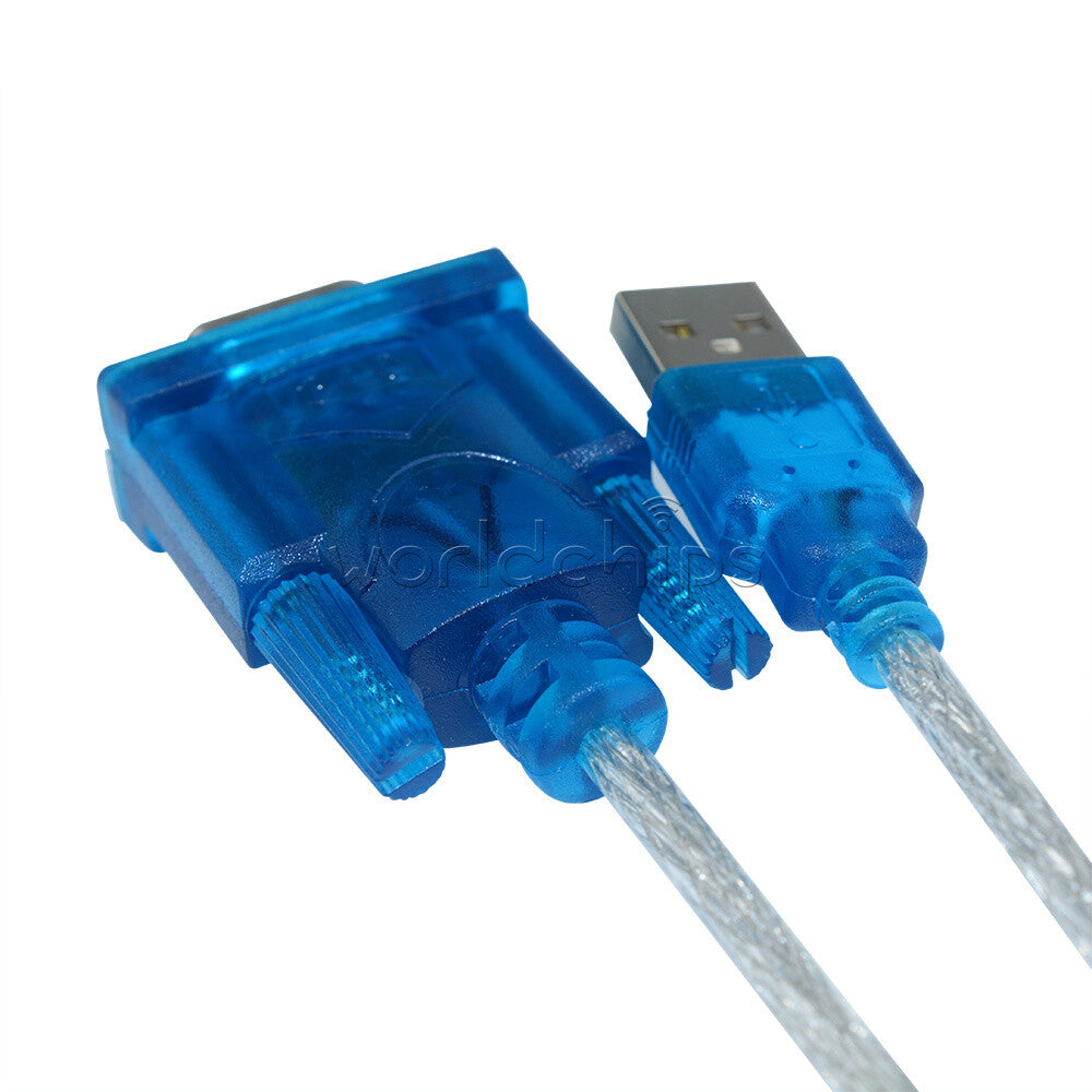 10PCS USB to RS232 Serial Port 9 Pin DB9 Cable Serial COM Port Adapter Convertor