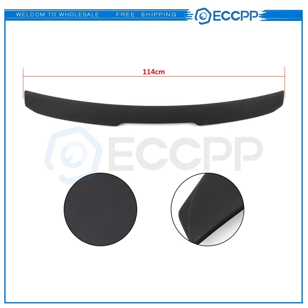 Rear Window Roof Wing Spoiler Visor Fits 2004-2009 BMW E60 A-C Style Lightweight