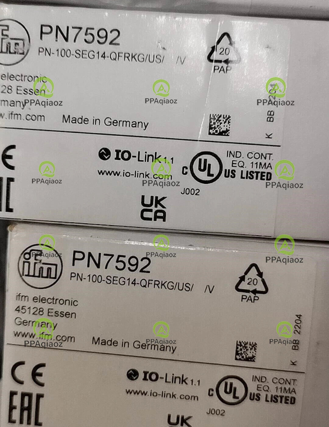 1PC  IFM PN7592 Pressure Sensors ping