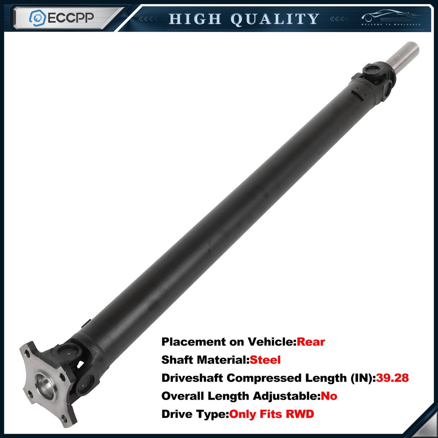 ECCPP Rear Driveshaft For Mazda Miata 1994-2005 L4 1.8L 936-251 RWD M.T.