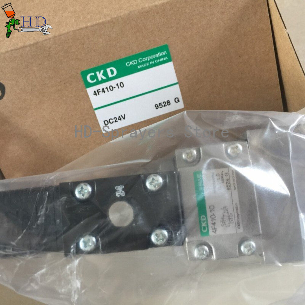 1PCS   For CKD 4F410-10 DC24V Solenoid Valve In Box freight free