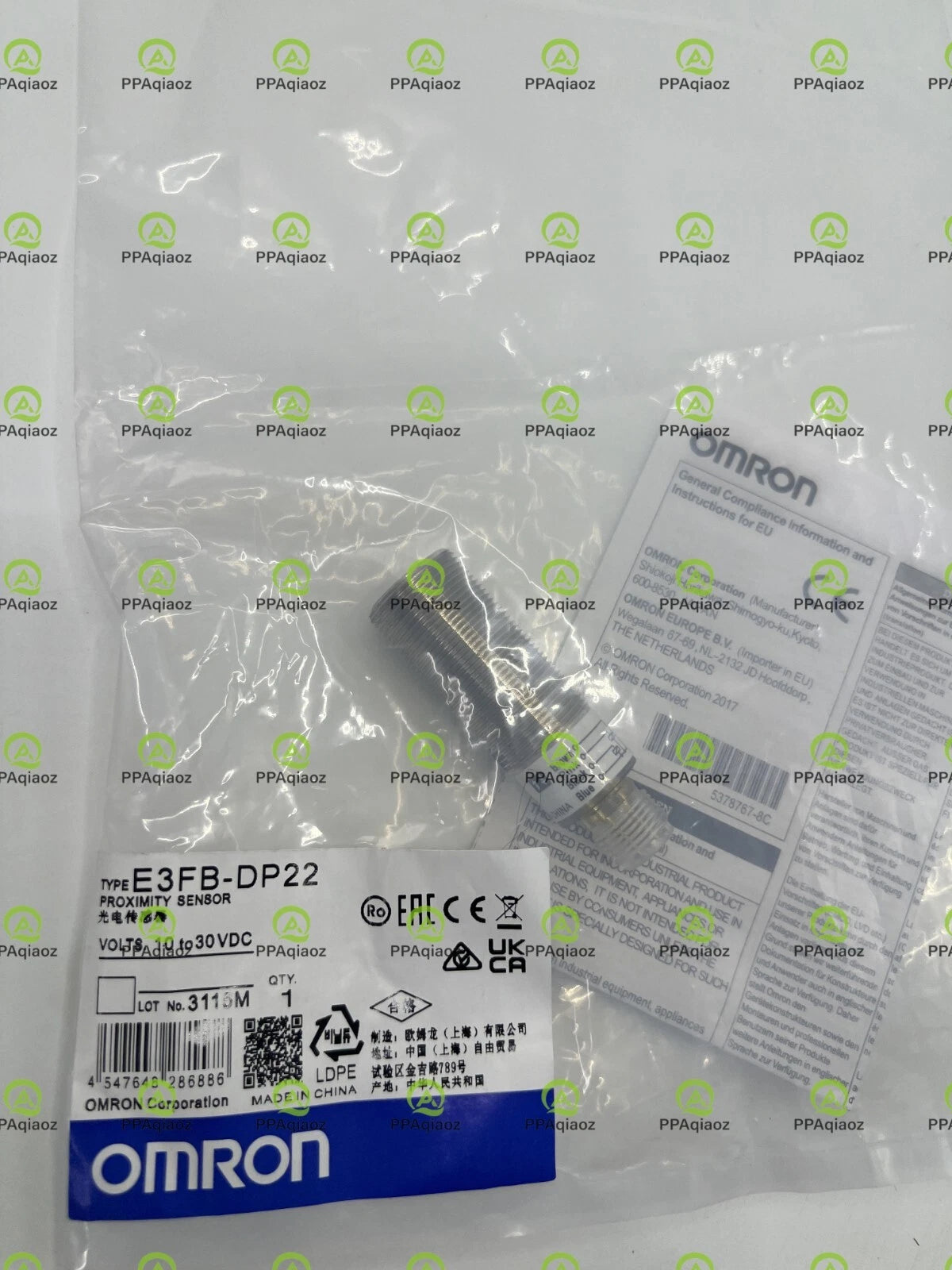1PC Omron E3FB-DP22 Photoelectric Switch Sensor E3FBDP22   Free shipping