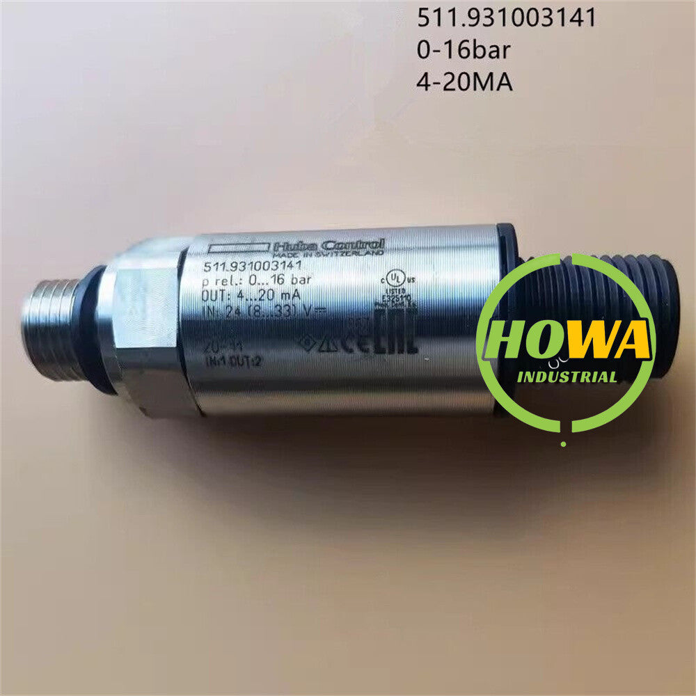 1PC  HUB Contrtol Pressure Transmitter Sensor 511.931003141 0-16bar 4-20mA