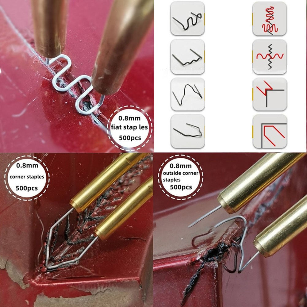Seam Nails Set Car Bumper Repair Flexible Thermoplastic Repair Repair Tool Set